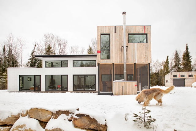 La Maison du Lac Brûlé / Jean-Yves Rouleau - Houses, Facade