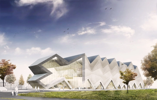 J. Mayer H. Architects Reveal Prize-Winning Design for Kärcher Museum in Germany - Facade