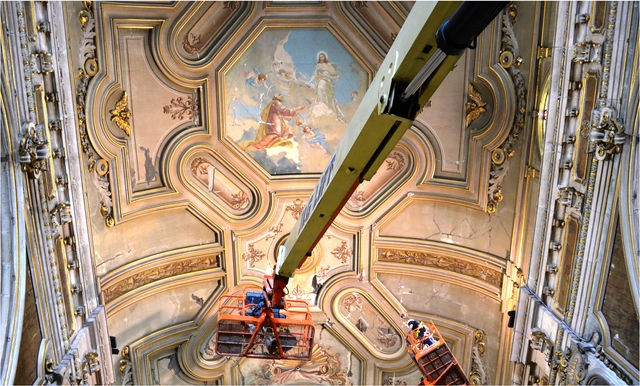 Conoce cómo se restauró la bóveda de la Catedral de Santiago  - Imagen Principal