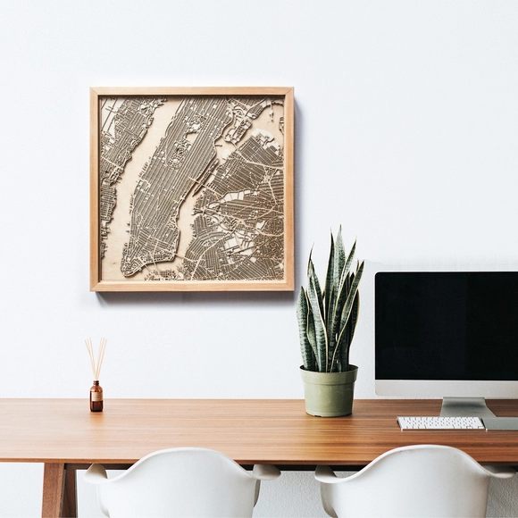 The Minimalist 3D Wooden Maps Currently Crushing It on Kickstarter - Featured Image