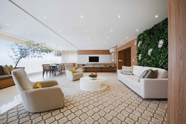 Apartamento WK  /  Eduardo Medeiros Arquitetura e Design - Apartamentos, Dormitório, Mesa, Cadeira