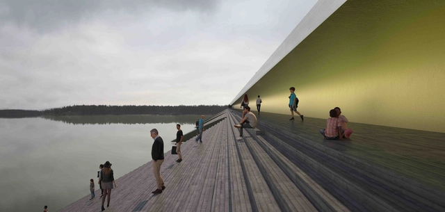 Proposed Bridge in Sweden Will Turn a River Into a Public Amphitheater - Featured Image