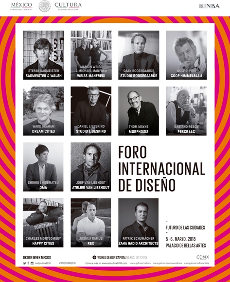 World Design Capital CDMX 2018: Foro Internacional del Diseño - Imagen Principal