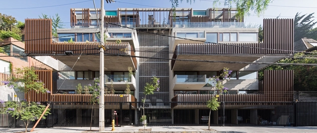 Edificio Seis  / SML ARQUITECTOS + MATHIAS KLOTZ - Residencial, Fachada, Balcón