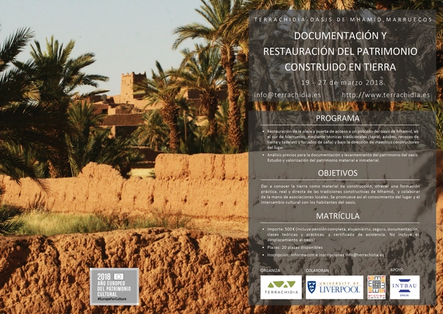 Taller 'Documentación y restauración del patrimonio construido en tierra' - Imagen Principal