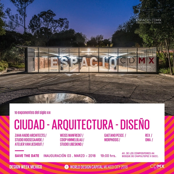 Inauguración "10 Exponentes del Siglo XXI: Ciudad, Arquitectura y Diseño" - Imagen Principal