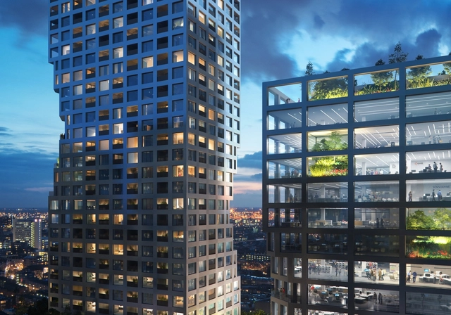 MVRDV vence concurso para torres de uso misto em Roterdã - Imagem de Destaque