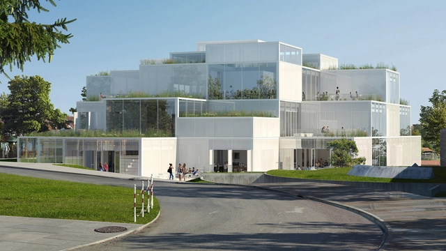 藤本壮介‘阶梯学习中心’赢瑞士圣加仑大学竞赛 - 主图