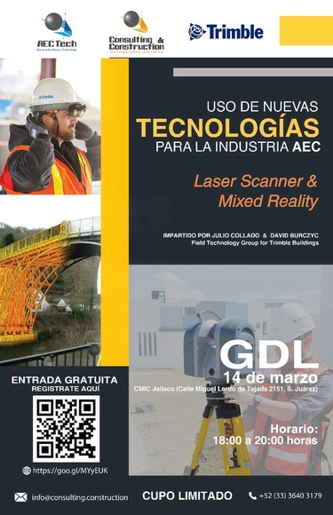 Conferencia "Uso de nuevas Tecnologías para la Industria AEC" - Imagen Principal