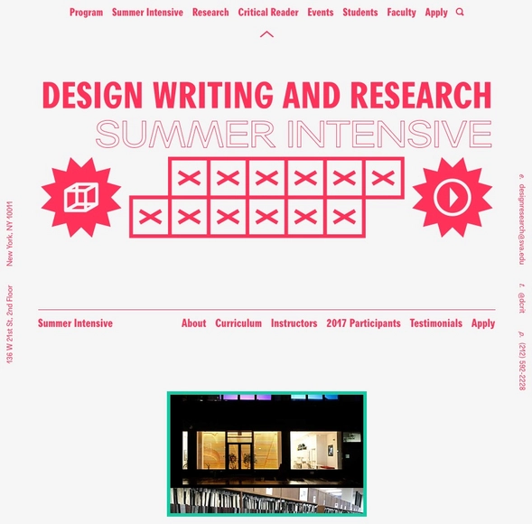 Apply for 2017 Design Writing & Research Summer Intensive - Featured Image