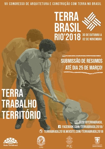 VII Congresso de Arquitetura e Construção com Terra - 2018 - Rio de janeiro - Imagem de Destaque