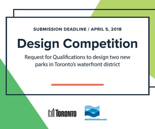Request for Qualifications to Design Two New Parks in Toronto's Waterfront District - Featured Image