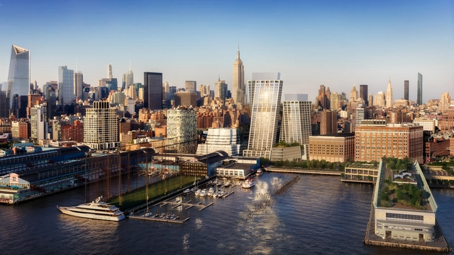 New Rendering Shows Off the Final Design of BIG's Twisting High Line Towers as Construction Moves Forward - Featured Image