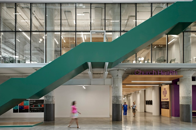 Crosstown Concourse / Looney Ricks Kiss + DIALOG - Interior Photography, Refurbishment, Facade