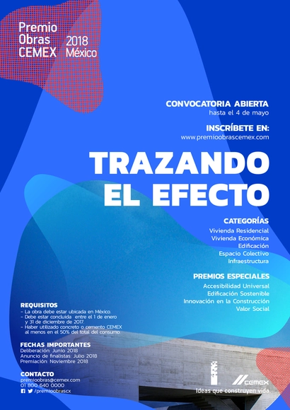 Convocatoria ‘Premio Obras CEMEX México 2018’ - Imagen Principal