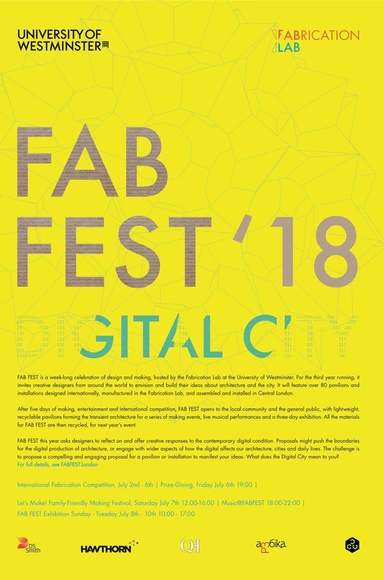 Open Call: FAB FEST - International Fabrication Competition and Public Festival - Featured Image