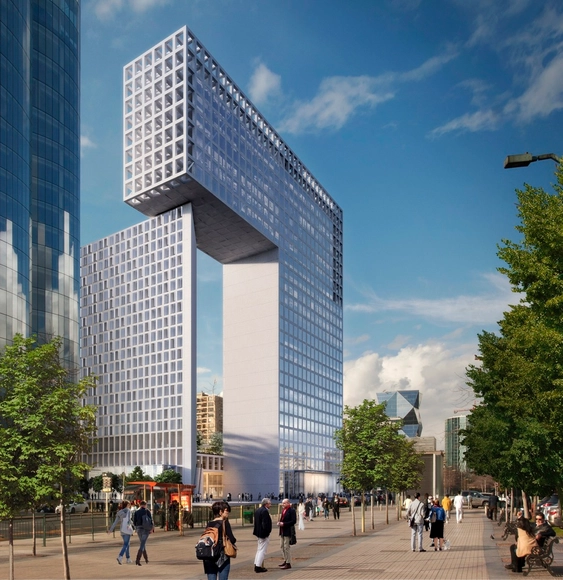 Undurraga Devés Arquitectos, finalista del concurso Puerta Las Condes con 'Construir Ciudad' - Residencial, Fachada, Urbano