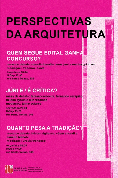 Perspectivas da Arquitetura - Debate sobre concursos de projeto - Imagem de Destaque