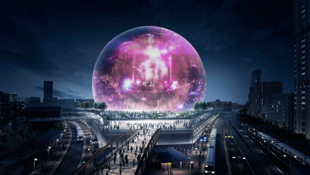 Madison Square Garden Unveils Images of Spherical Events Venue in London - Featured Image