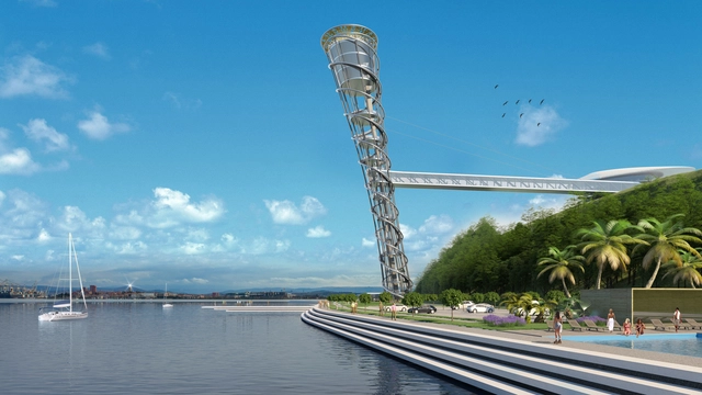 Torre elíptica de Massimiliano e Doriana Fuksas vence concurso na Eslovênia - Imagem de Destaque