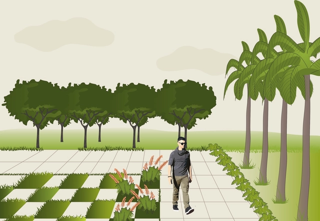 Elementos chave de Paisagismo: arbustos, gramas, forrações e pisos - Imagem de Destaque