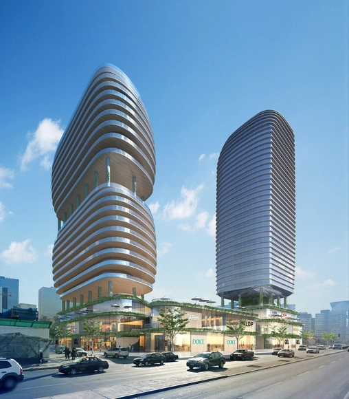 Las Piedras del Cielo: propuesta de BL Arquitectos y Arquitectónica para el Concurso Puerta Las Condes - Residencial