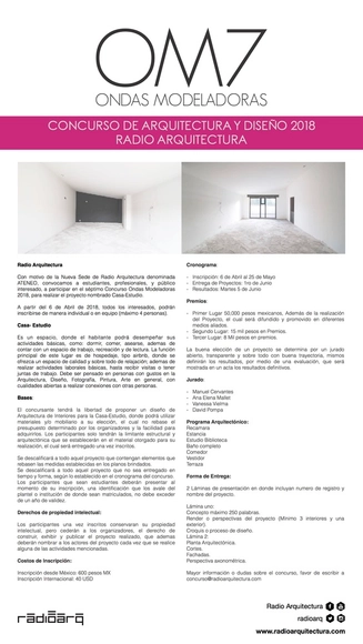 Concurso "Ondas Modeladoras" No. 7 Radio Arquitectura - Imagen Principal