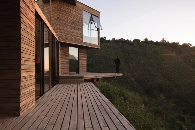 Casa Tunquen / PAARQ Arquitectos - Casas, Terraza, Fachada, Barandas