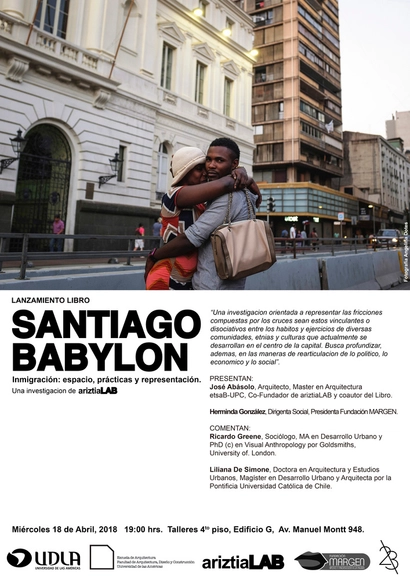 Lanzamiento del libro "Santiago Babylon. Inmigración: espacio, prácticas y representación", una investigación de ariztiaLAB - Imagen Principal