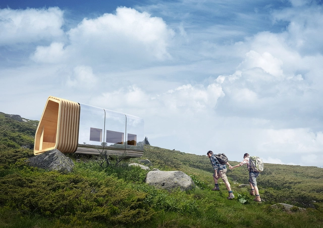 This Modular Mountain Shelter Is Net-Zero and Can Be Delivered via Helicopter   - Featured Image