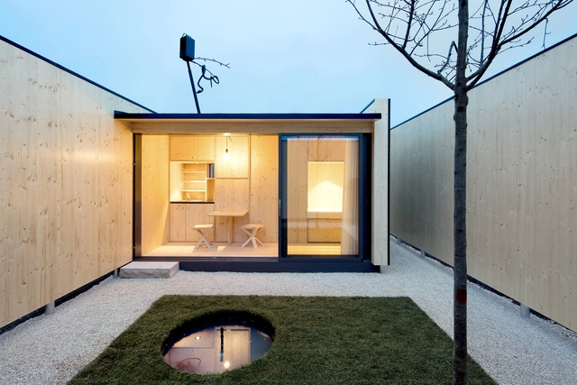 Micro casa-pátio / Atelier Kaiser Shen - Pequena Escala