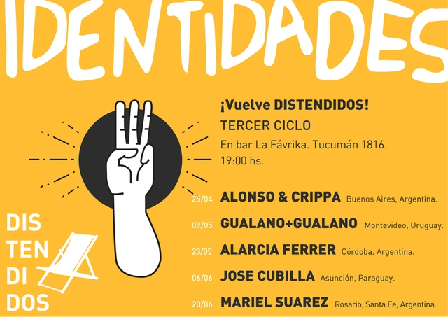 Ciclo de Charlas DISTENDIDOS - Identidades / Rosario, Argentina - Imagen Principal