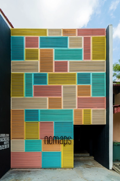 NOMAPS 旅馆，历史的彩色记忆 / DRTAN LM Architect - 青年旅舍