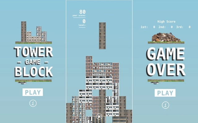 Esta app convierte los bloques residenciales modernos en una nueva versión de Tetris - Imagen Principal