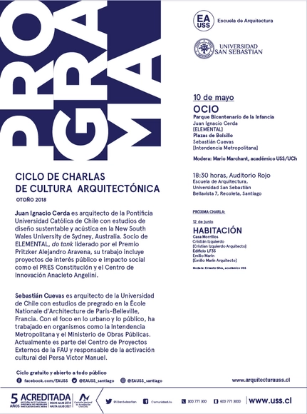 PROGRAMA: Juan Ignacio Cerda y Sebastián Cuevas | CCCA USS | Otoño 2018 - Imagen Principal