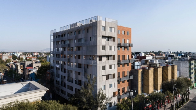 Edificio TLALPAN 590 / tallerdea + KOZ architectes - Apartamentos, Fachada, Urbano