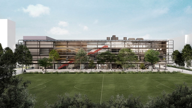 Projeto vencedor do concurso para o Centro Cultural e Recreativo do Clube Pinheiros - Arquitetura Cultural