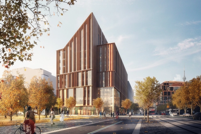 Concurso em Toronto premia construção de madeira para orla da cidade - Imagem de Destaque