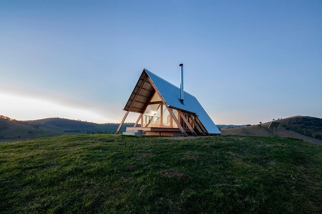 Cabaña JR en Kimo Estate / Anthony Hunt Design + Luke Stanley Architects - Casas