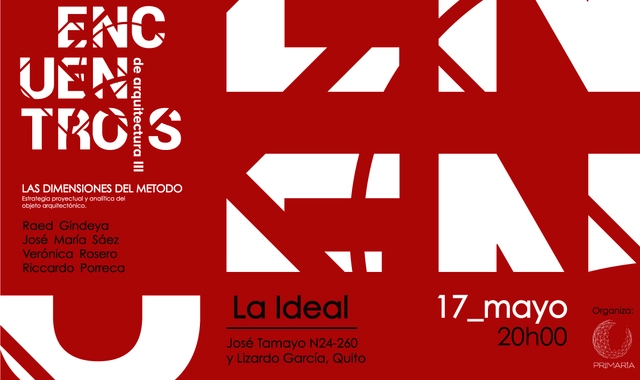 Encuentro de Arquitectura III en Quito - Imagen Principal