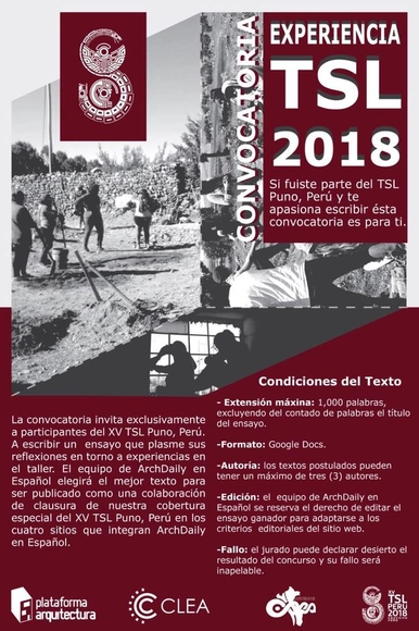 Convocatoria abierta: comparte tu experiencia en el XV TSL Puno - Imagen Principal