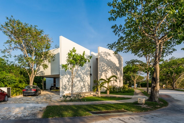 Casa Ecomaya / Seijo Peon Arquitectos y Asociados - Casas, Jardín, Fachada, Arco
