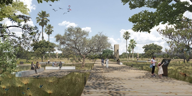 3º lugar no concurso para o Masterplan ORLA LIVRE do Lago Paranoá, Brasília, por Atelier77 - Imagem de Destaque