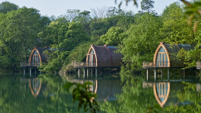Boat Rooms on the Fuchun River / The Design Institute of Landscape and Architecture China Academy of Art - Hotels, Garden