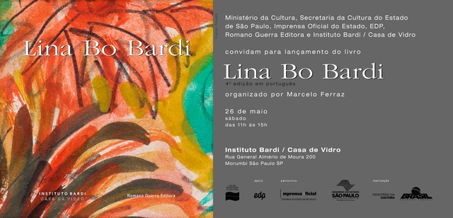 Lançamento do livro "Lina Bo Bardi", organizado por Marcelo Ferraz - Imagem de Destaque