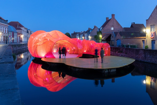 SelgasCano Adds a Splash of Color to the Bruges Triennale with New Installation - Films & Architecture