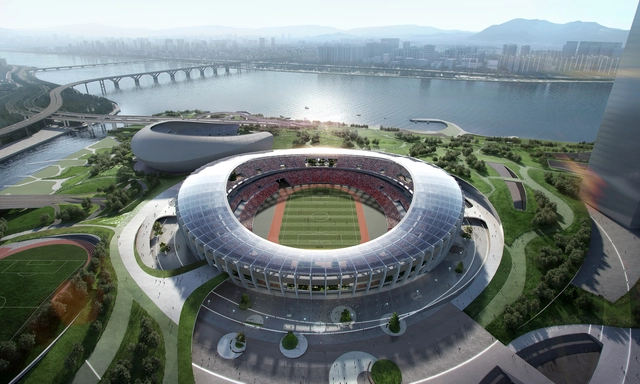 Winning Design Revealed for New Complex Around Seoul’s Olympic Stadium - Featured Image