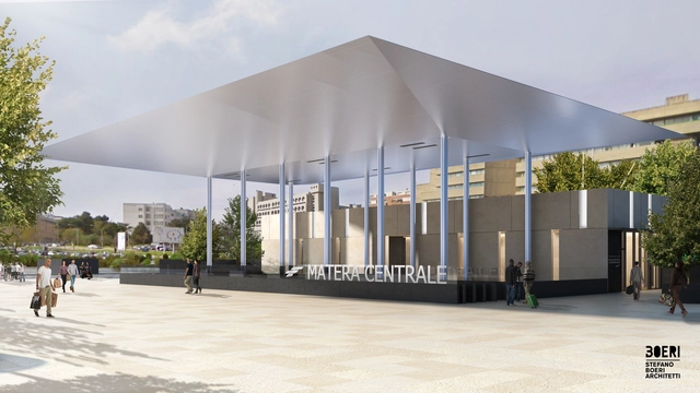 Voids and Canopies Feature in Stefano Boeri Architetti's Renovated Transport Hub in Southern Italy - Featured Image