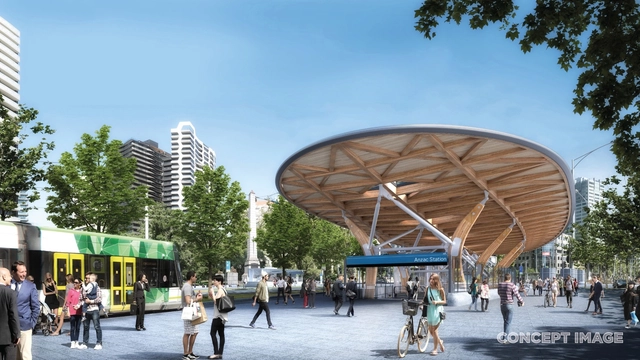 Rogers Stirk Harbour, HASSELL e Weston Williamson projetam cinco estações de metrô para Melbourne - Imagem de Destaque