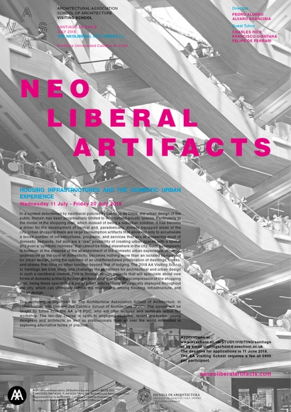 Postula por una beca para 'Artefactos Neoliberales', el workshop de AA Visiting School Santiago - Imagen Principal